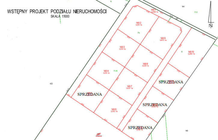 Działka Sprzedaż Bakałarzewo 1