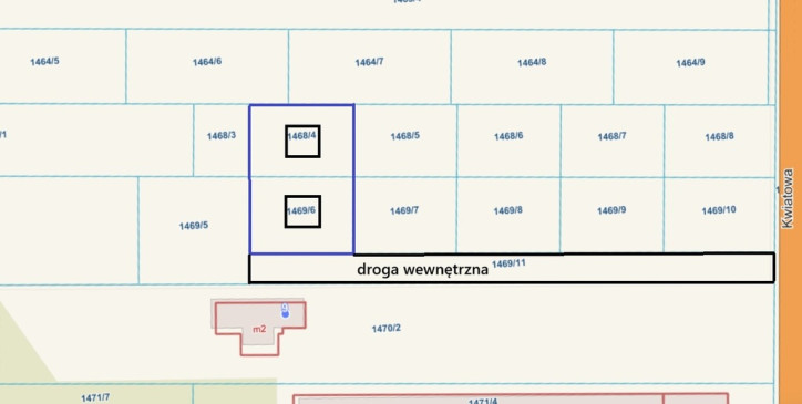 Działka Sprzedaż Nowodworce Kwiatowa 1